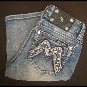 NWT Girls Miss Me 💜 Bermuda Shorts 10